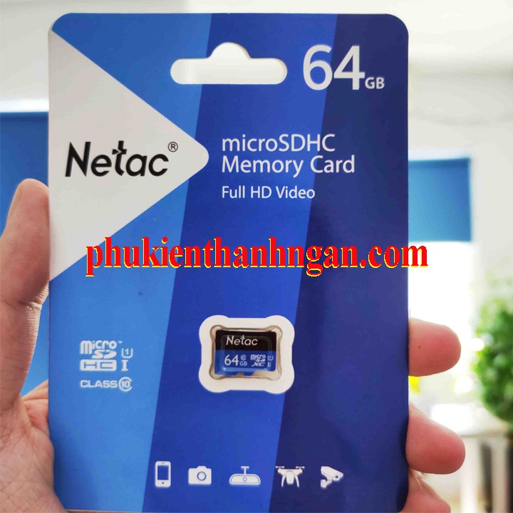 Thẻ nhớ Netac 64GB Bảo Hành 5 Năm Chính Hãng - Thẻ nhớ Netac 64GB Chính hãng - 64GB NECTAC | BigBuy360 - bigbuy360.vn