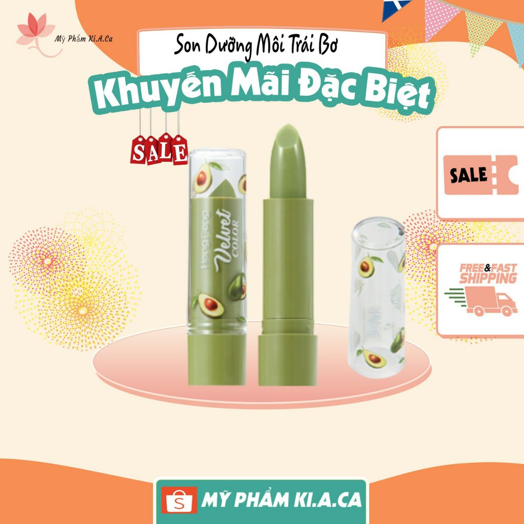 Son Dưỡng Môi Trái Bơ Màu Hồng Tự Nhiên Avocado Magic Lip Balm