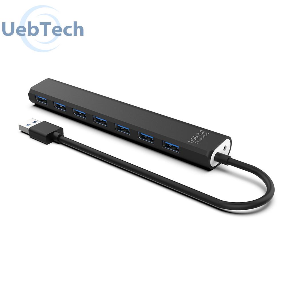 Hub chuyển đổi USB 2.0/ 3.0 chia 7 cổng tốc độ cao 5Gbps mở rộng