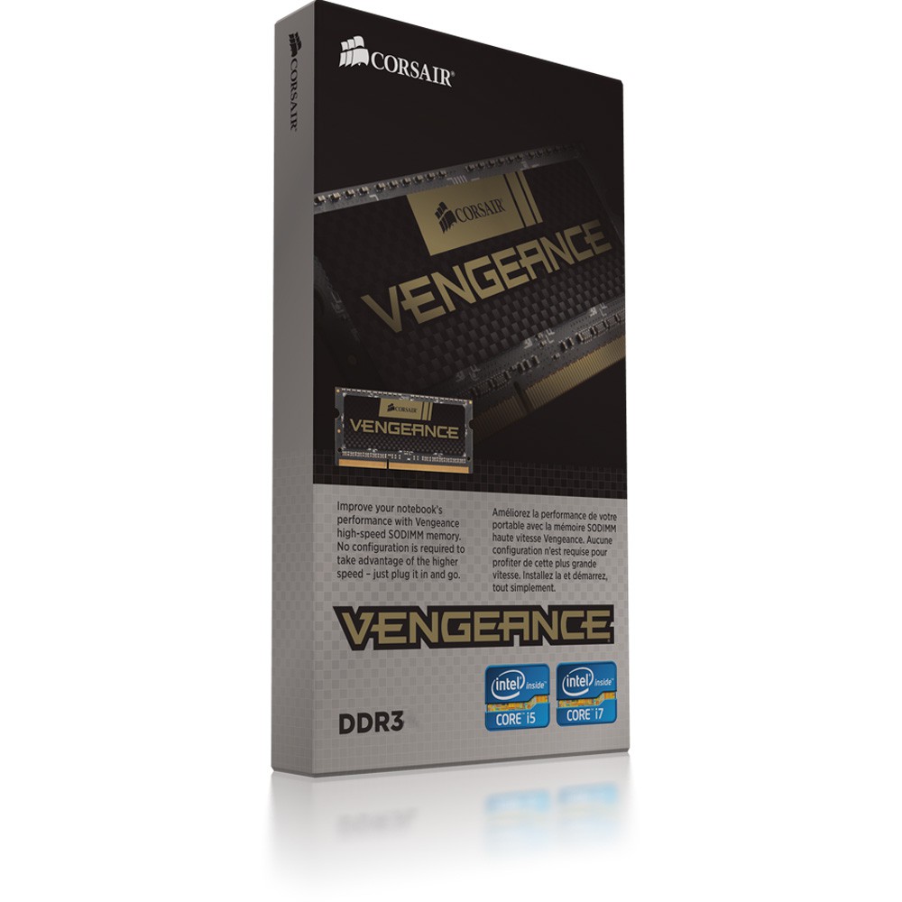 [Mã ELMS05 giảm 5% đơn 300K] Ram Laptop Corsair Vengeance DDR3 4GB Bus 1600 1.5V CMSX4GX3M1A1600C9