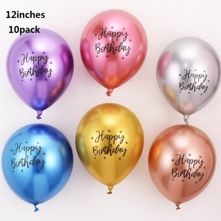 Bộ 10 bong bóng 12 inch trang trí tiệc sinh nhật