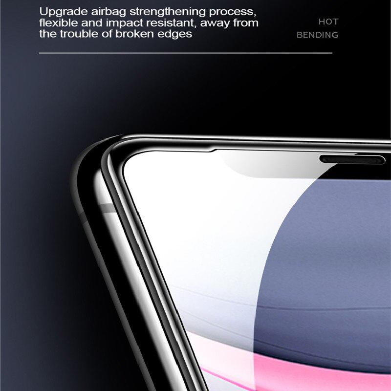 Ốp Điện Thoại Mặt Kính Viền Túi Khí Cho iPhone 12 13 14 Pro Max 11 Pro Max X XR XS Max 14 plus 6s 7 8 plus 12 13 mini