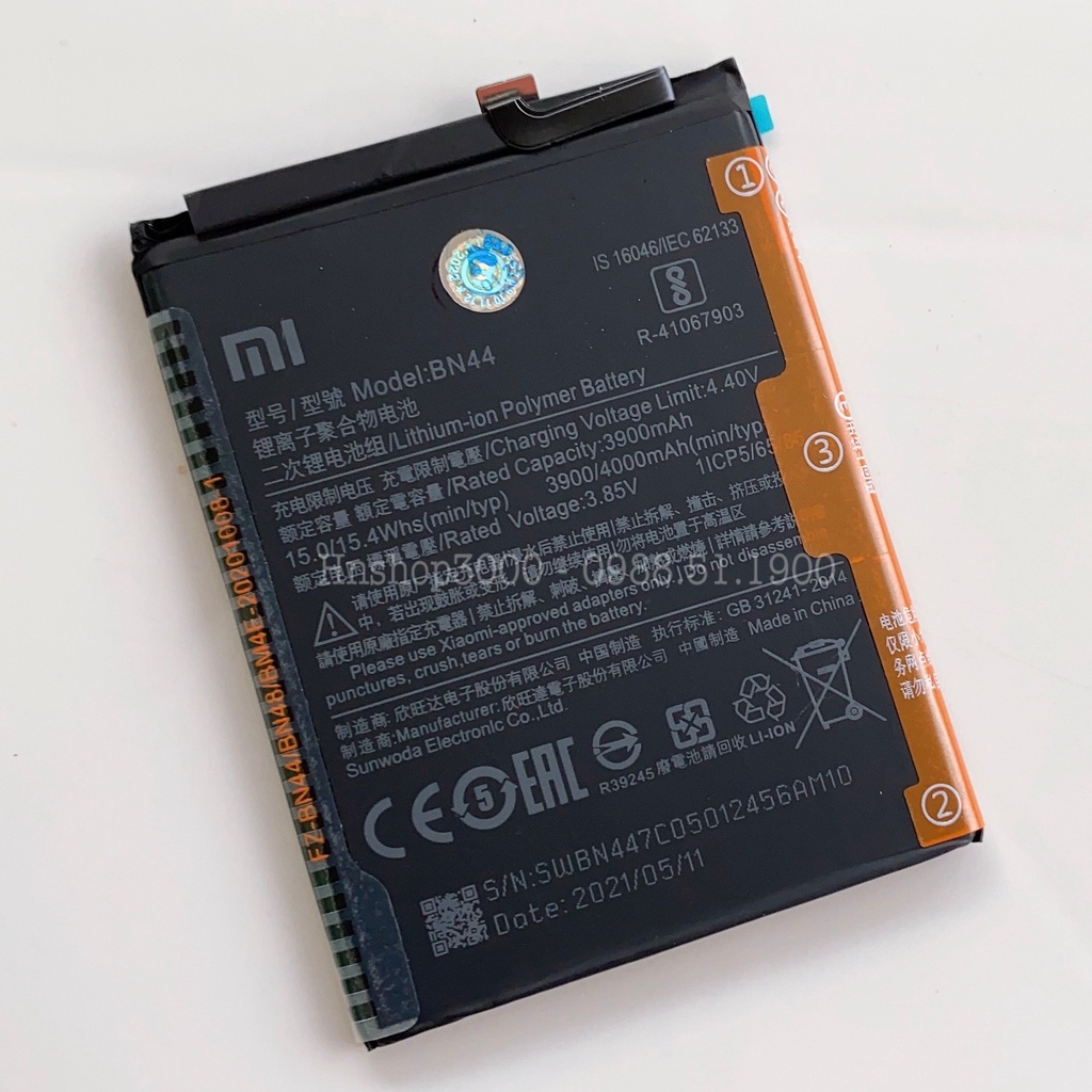 Pin Xiaomi Redmi 5 Plus BN44 Dung Lượng 4000mAh Zin Chính Hãng - Bảo Hành 6 Tháng