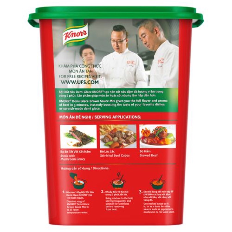 BỘT XỐT NÂU DEMI GLACE KNORR