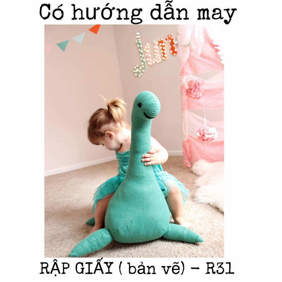 R31_Rập giấy may khủng long