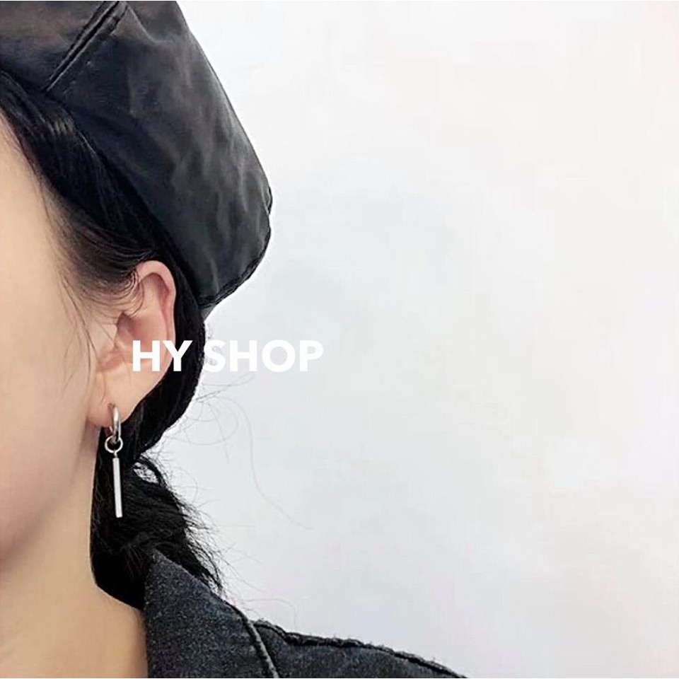 kẹp tai titan thanh nam nữ cá tính không dị ứng không cần xỏ lỗ không gỉ siêu bền UNISEX BTS