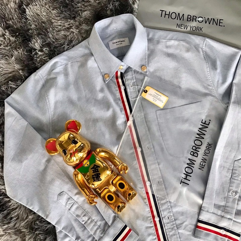 So mi Vải dày, màu  Xanh 3 nút vàng