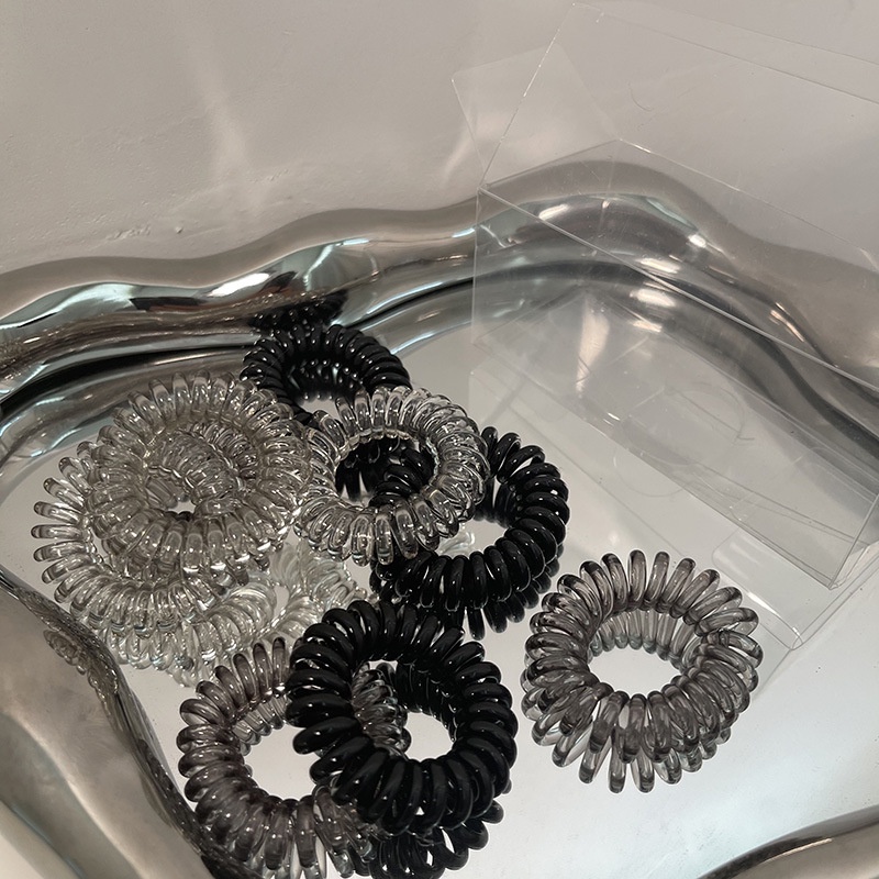 Set 9 dây cột tóc lò xo Hàn Quốc theo tone màu xinh xắn cho nữ