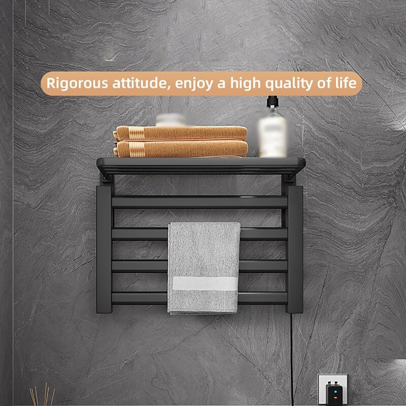 Giá treo khăn sưởi điện nhà hàng, khách sạn Intelligent Towel Rack 80W