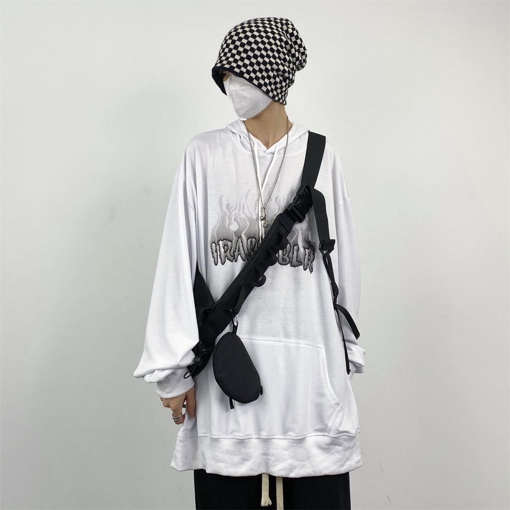 Áo hoodie nỉ bông unisex form rộng IRAS