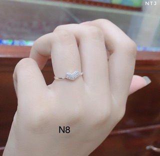NHẪN BẠC NỮ BẠC TA CAO CẤP 925 NHẪN KIỂU MINI