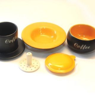 Bộ phin pha cafe sứ Bát Tràng