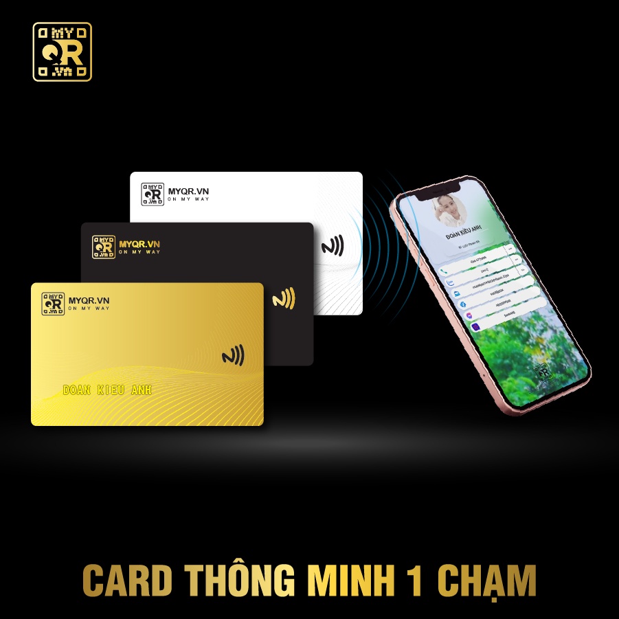 Thẻ cá nhân thông minh 1 chạm - Smart card ID - Card điện tử