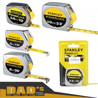 Thước cuốn thép powerlock 3.5/5/8/10m - stanley