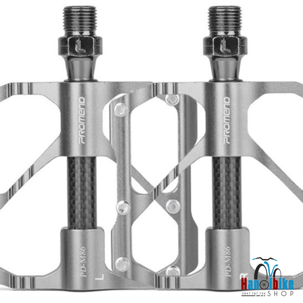 Pedal xe đạp Promend PD-R87C trục bọc carbon