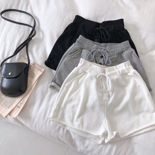 Quần đùi vải cạp chun
