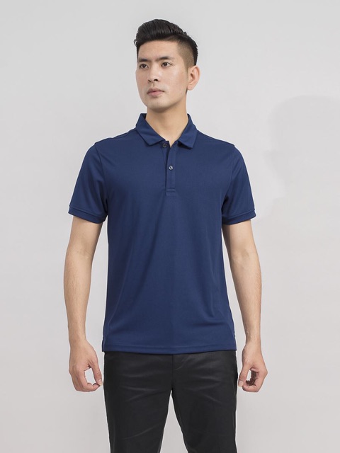 Áo Polo Aristino APS051s9 Màu Xanh Tím Than Regular có S/M/L/XL (OD)