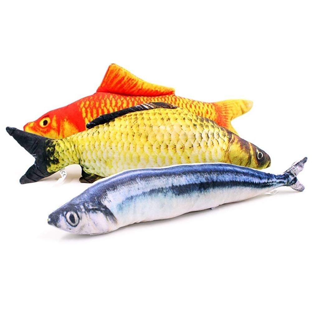 Cá Giả Đồ Chơi Giống Thật Cho Mèo