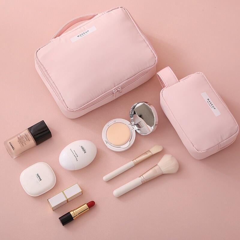 Túi Đựng Đồ Trang Điểm Mang Đi Du Lịch Sức Chứa Lớn Chống Thấm Nước Cho Nữ Ốp