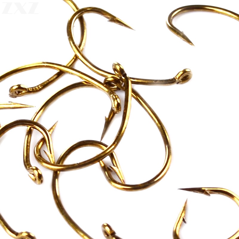Set 200 Lưỡi Câu Cá Màu Vàng #8 #Bộ 12 Móc Câu Cá Chuyên Dụng Chất Lượng