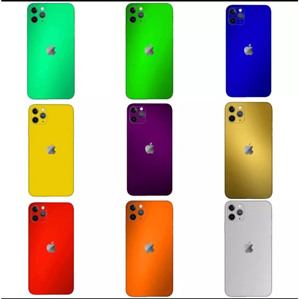 Miếng Dán Skin chống xước Full viền Dòng iphone 6 Đến 12pro max, có đủ mào để lựa chọn