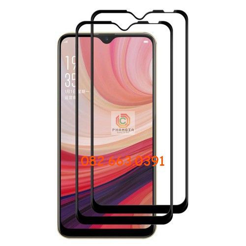 Kính cường lực Oppo A7 full màn hình 9H bền chuẩn