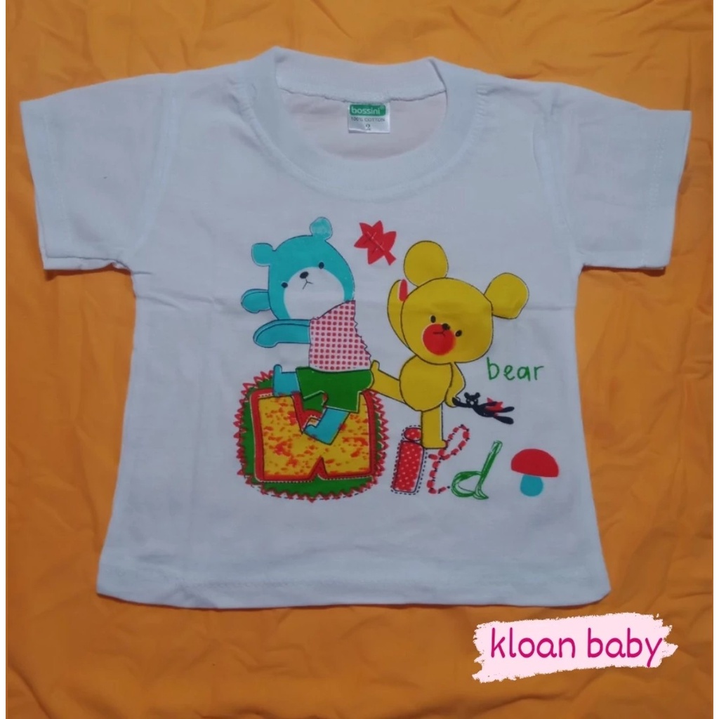 Áo cổ bo tay ngắn trắng sơ sinh 100% cotton