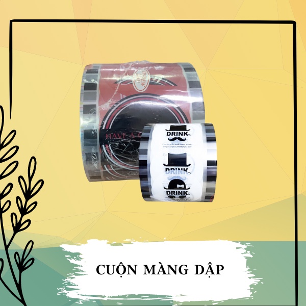 [GIÁ SỈ] Cuộn Màng Dập Nắp Ly