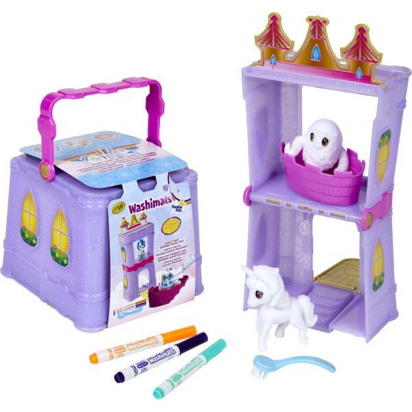 Đồ Chơi CRAYOLA Bộ trang trí thú cưng - Lâu đài Unicorn và quái vật 747357