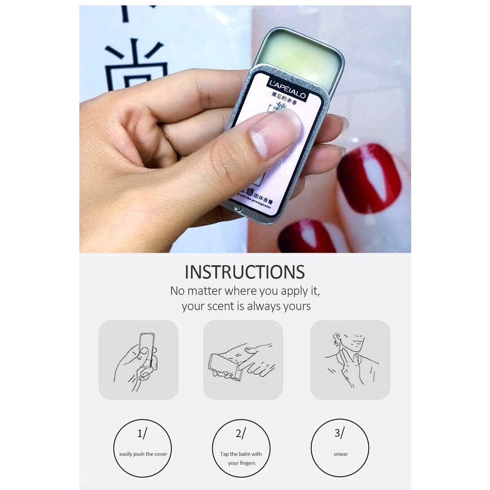 Set 3 Lọ Nước Hoa Khô Dạng Rắn Lâu Trôi Hương Trái Cây Dành Cho Nam Nữ