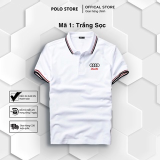 | LOGO THÊU |Áo thun Polo Audi Cao Cấp - Polo có cổ Logo Thêu  Hãng Xe Ô tô nhiều màu Sang trọng, Lịch lãm, Đẳng cấp
