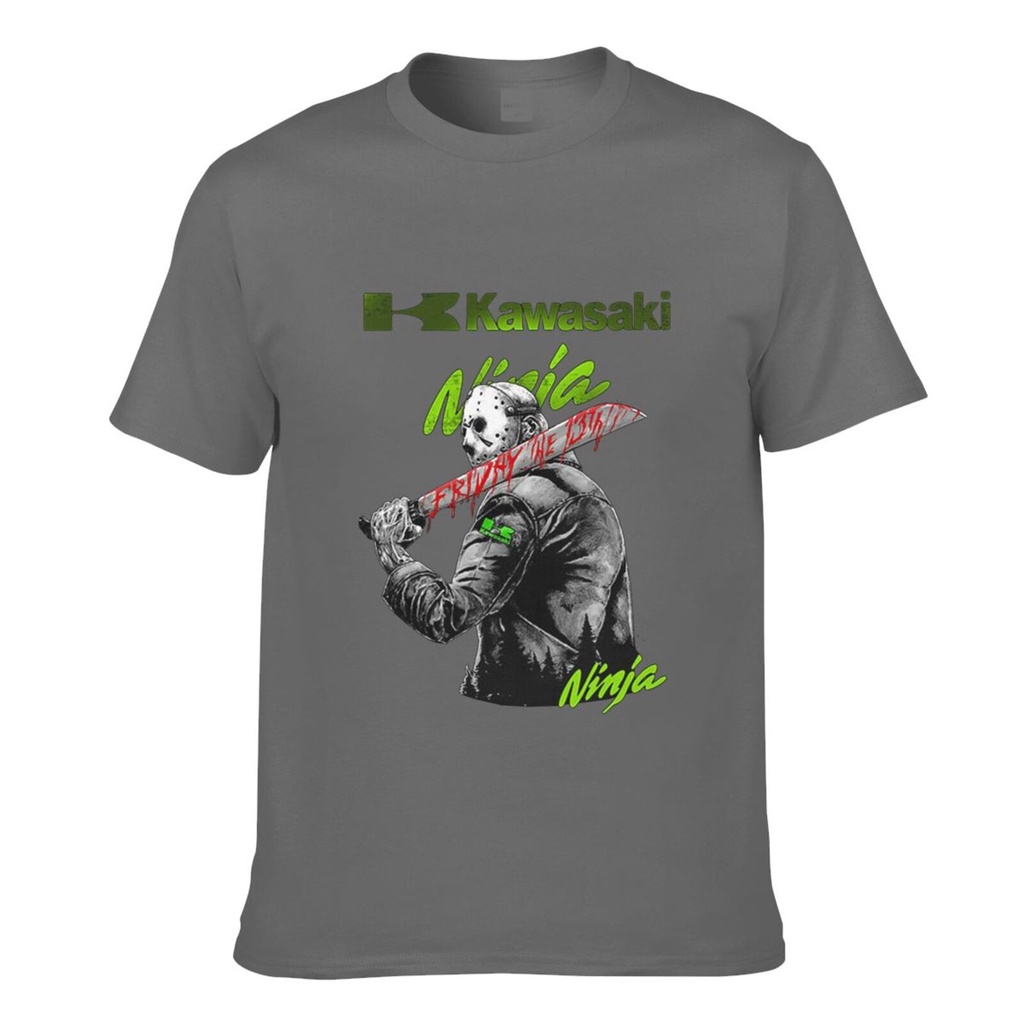 Kawasaki Ninja H2 Sx Zx 150Rr H2R 125 300R 400 Áo thun Cotton nam