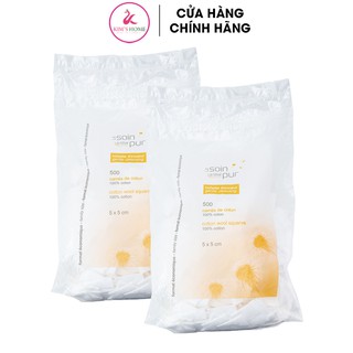 600 MIẾNG BÔNG TẨY TRANG TETRA LE SOIN LARETAT PUR CỦA PHÁP