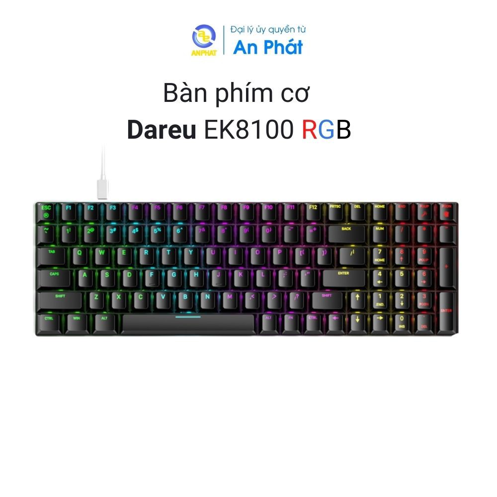 Bàn phím cơ DareU EK8100 RGB Chính hãng BH 24 tháng