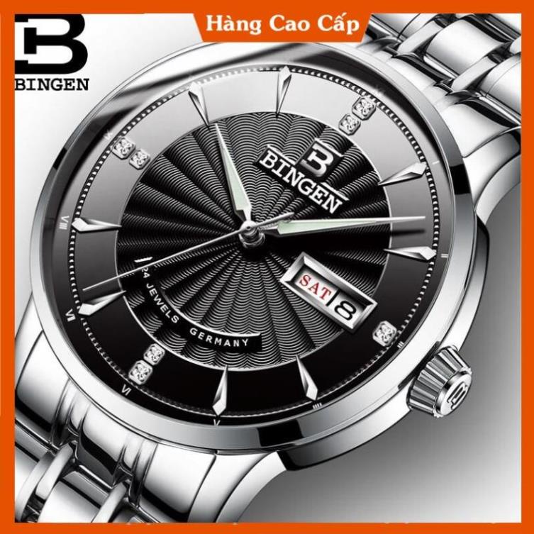 Đồng hồ Nam BINGEN Kính Tráng SAPPHIRE – Dây Thép Đúc Đặt & Khóa Bướm - Thương Hiệu Cao Cấp Của ĐỨC | BigBuy360 - bigbuy360.vn
