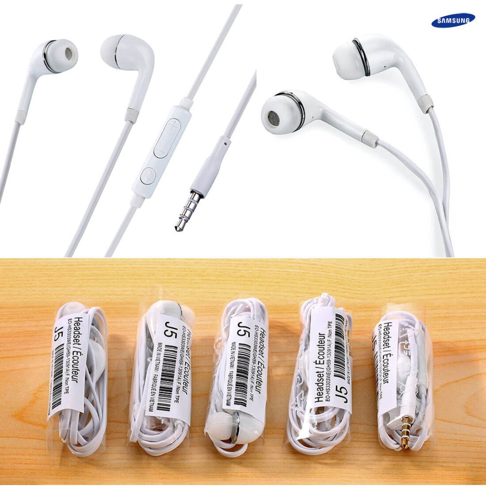 Tai Nghe Có Dây J5 ,Jack 3.5MM  , Tai Nghe Samsung Galxay EHS 64  - Happy Shop.