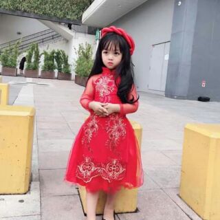 Áo dài cách tân bé gái