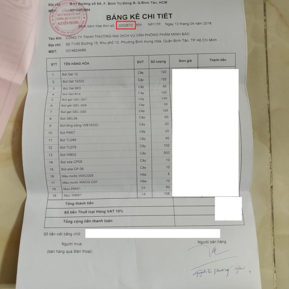 HỘP 20 CÂY BÚT BI THIÊN LONG TL-049