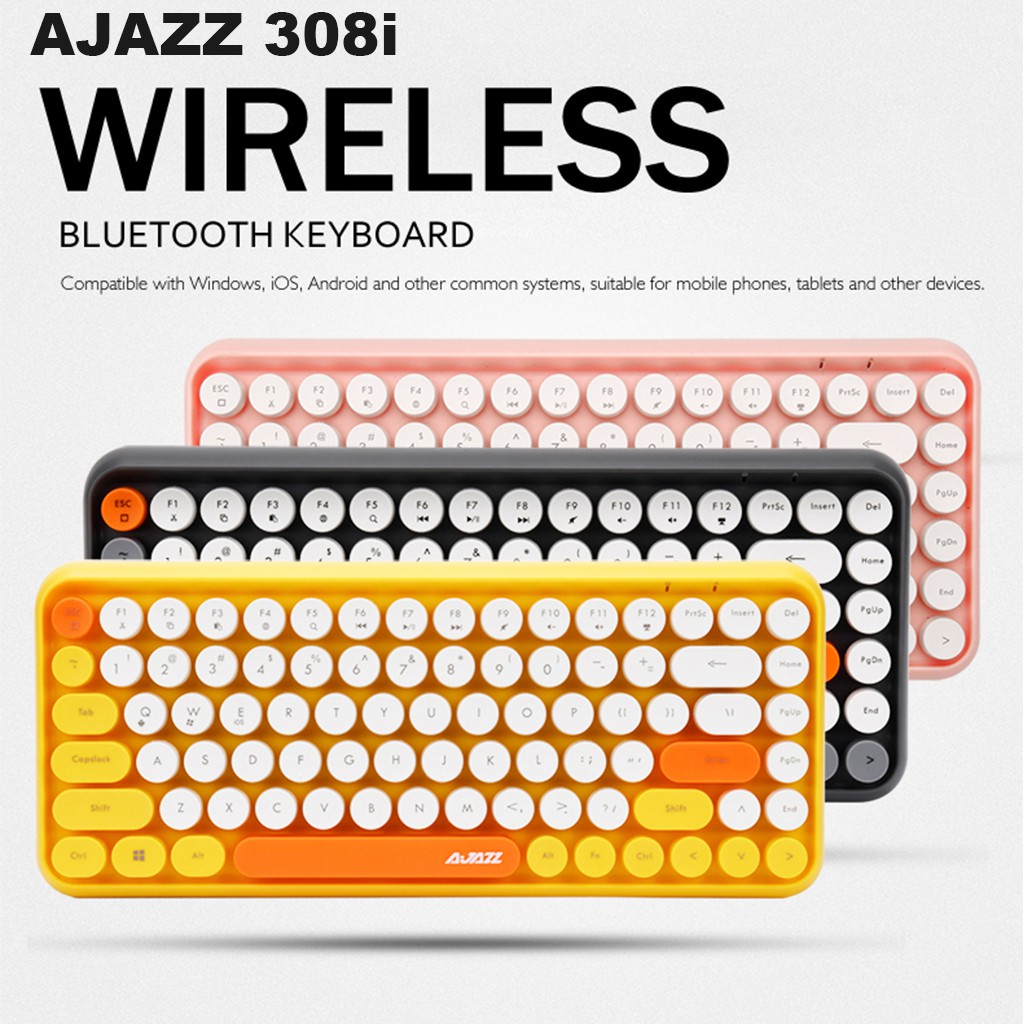 Bàn Phím Bluetooth Không Dây 84 Phím Ajazz 308i Cao Cấp | BigBuy360 - bigbuy360.vn