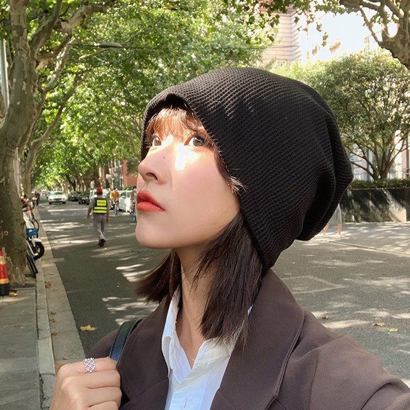 Mũ len dệt kim TUMIE nón len trùm kín tai giữ ấm thời trang thu đông ML002