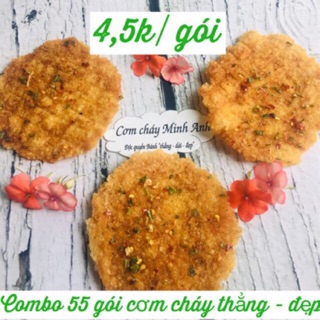 Combo 55 gói cơm cháy chiên mắm ớt” đóng gói chắc chắn