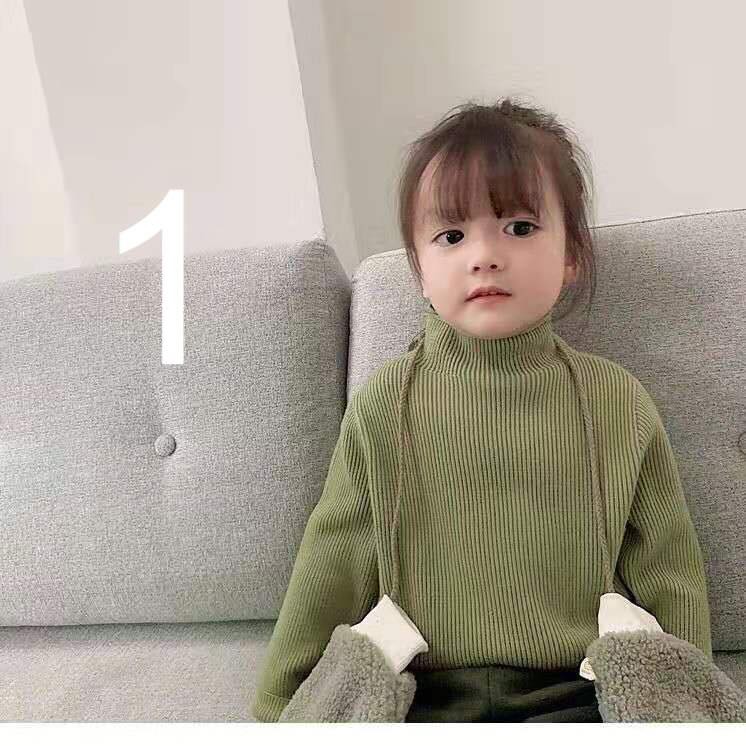 Áo len trơn cho bé từ 2-7 tuổi