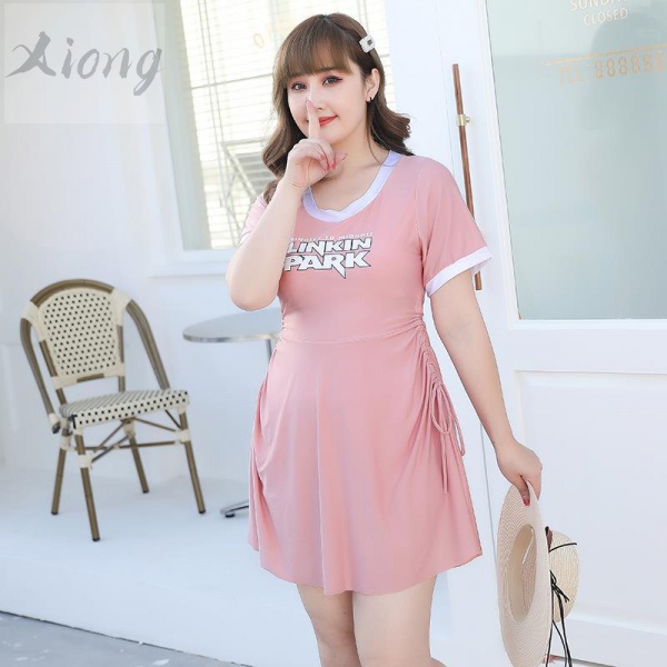 Áo liền quần che bụng mỏng phong cách nữ sinh Hàn Quốc size lớn mới 2020 | BigBuy360 - bigbuy360.vn