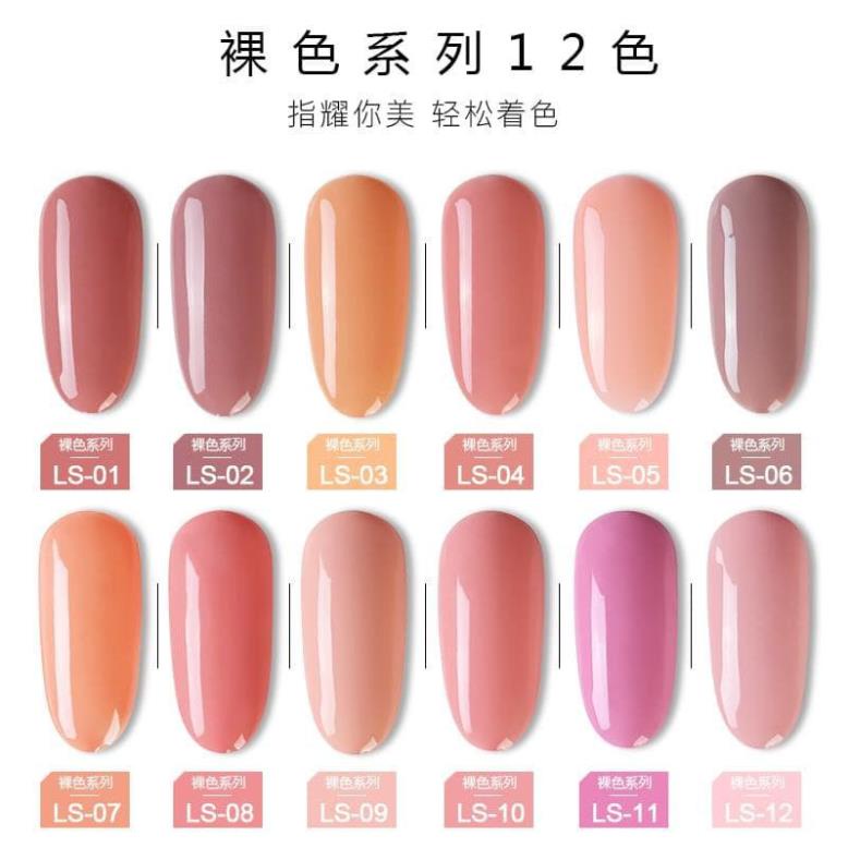 Sơn Gel AS vỏ đen Mã LS ( Cam Kết Chính Hãng - làm khô sơn gel bằng máy hơ uvled )