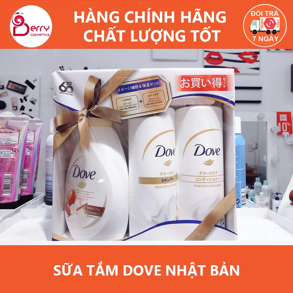 Set sữa tắm Dove Nhật
