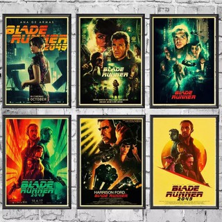 Poster Giấy Treo Tường Trang Trí Phong Cách Retro 2049