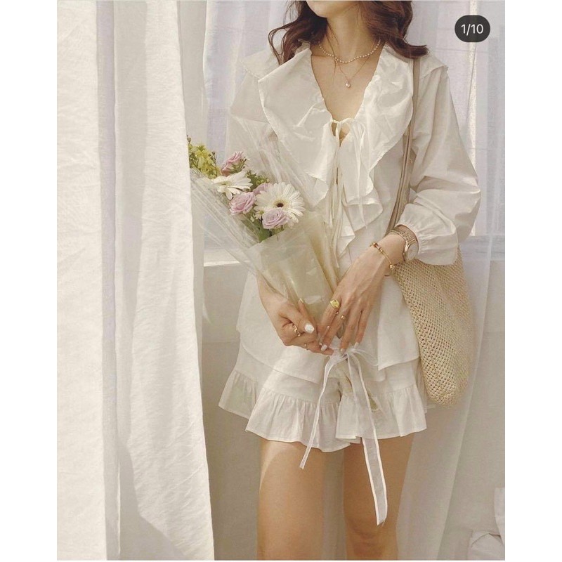 Set đồ SOBA SET thiết kế hàn xẻng chất vải linen cực mát quần có bo chun co giãn có lót không mỏng form chuẩn | BigBuy360 - bigbuy360.vn