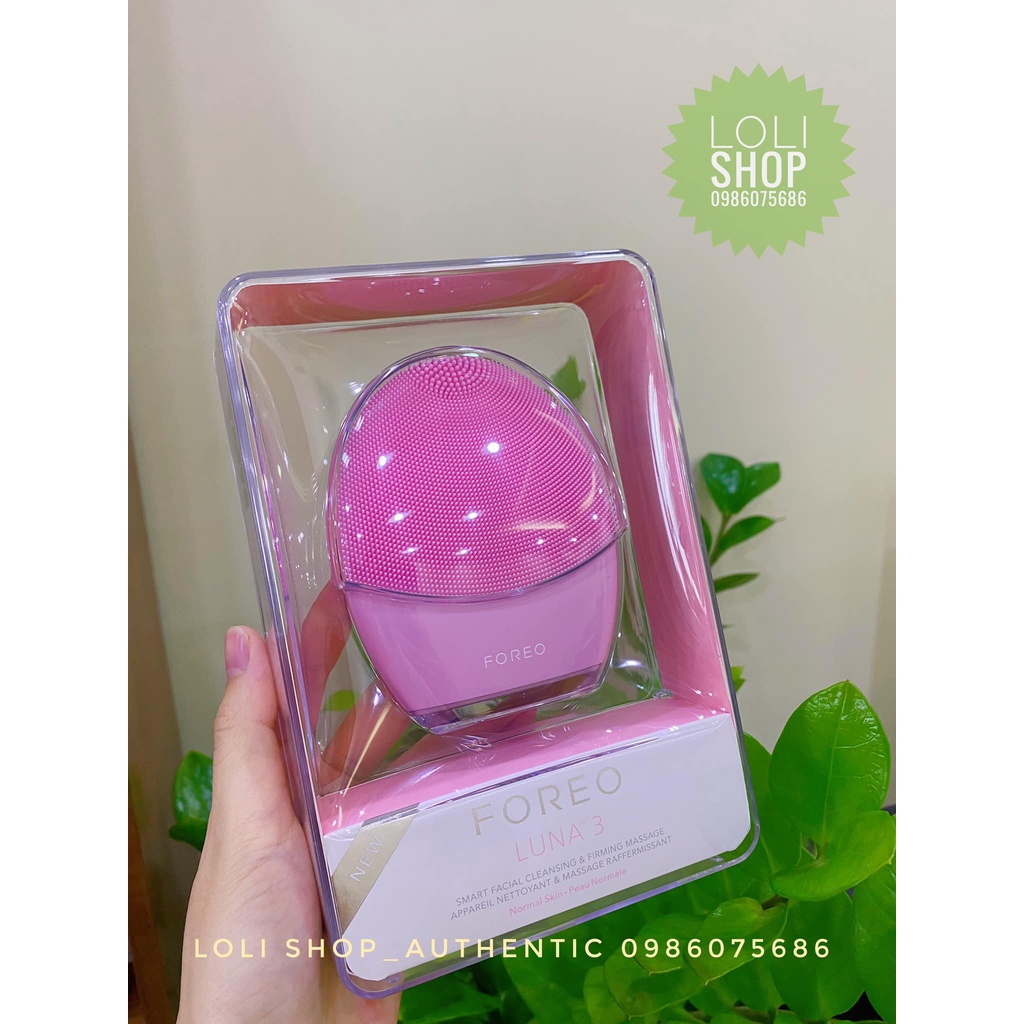 [Mã 159FMCGSALE giảm 8% đơn 500K] Foreo Máy Rửa Mặt FOREO Luna Mini 2 Mini 3 Full