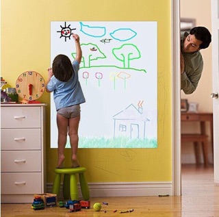Decal bảng phấn dán tường