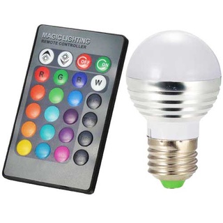 Đèn led tròn điều khiển từ xa RGB
